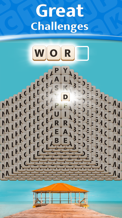 #10. Word Tiles Puzzle: Word Search (Android) By: Gulliver's Games