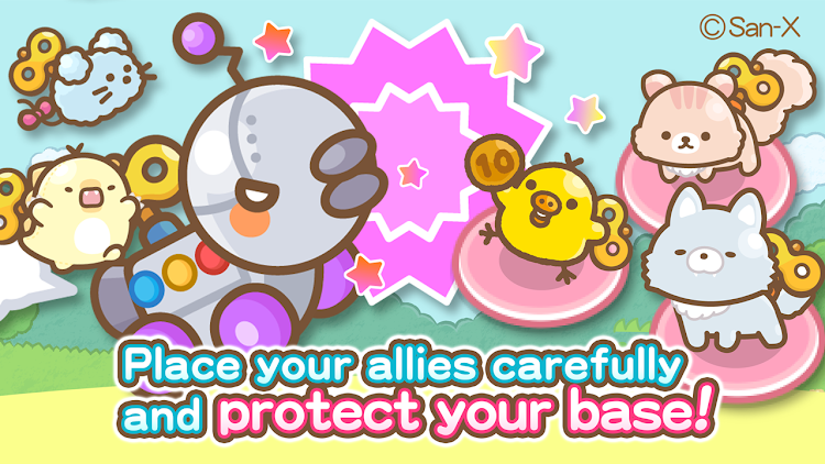 #4. Korilakkuma Tower Defense (Android) By: Imagineer Co.,Ltd.