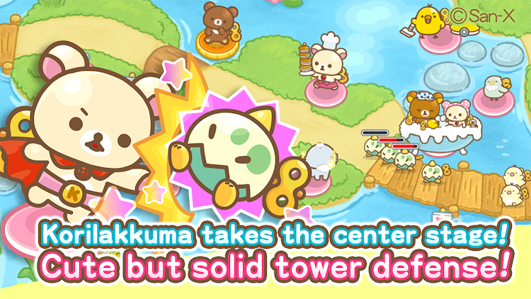 #7. Korilakkuma Tower Defense (Android) By: Imagineer Co.,Ltd.