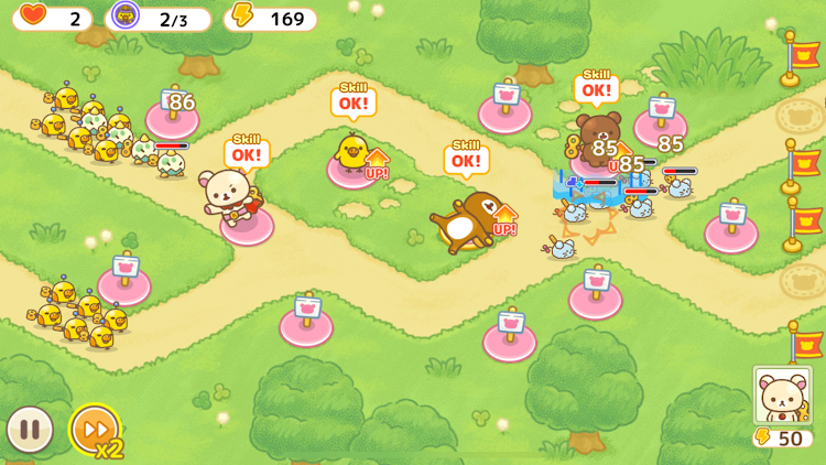 #10. Korilakkuma Tower Defense (Android) By: Imagineer Co.,Ltd.