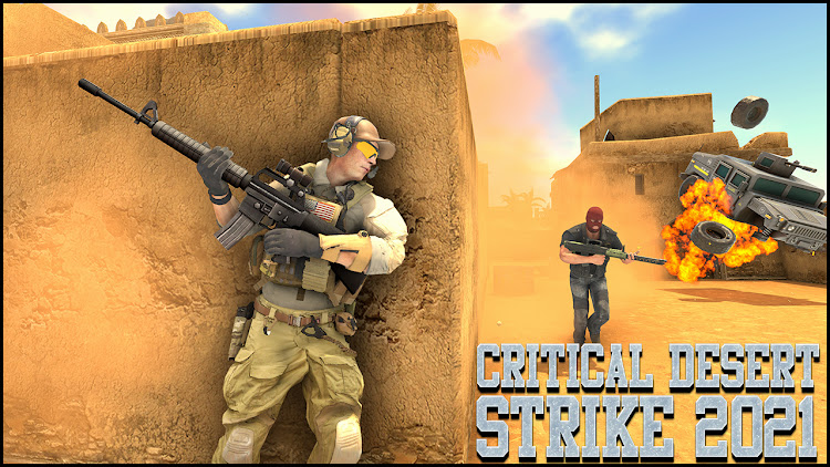 #4. Critical Gun Strike FPS CS Ops (Android) By: Fire Hero Fun Crazy Games