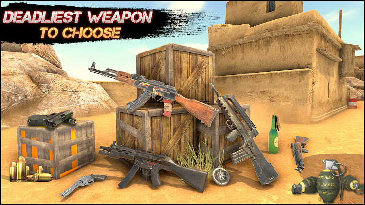 #5. Critical Gun Strike FPS CS Ops (Android) By: Fire Hero Fun Crazy Games