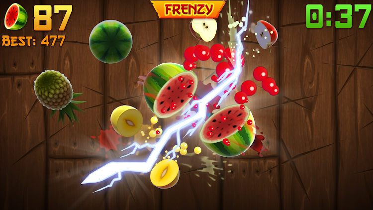 #6. Fruit Ninja® (Android) By: Halfbrick Studios