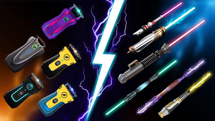 #5. Lightsaber & Taser Prank Games (Android) By: Kidzfunstudioz