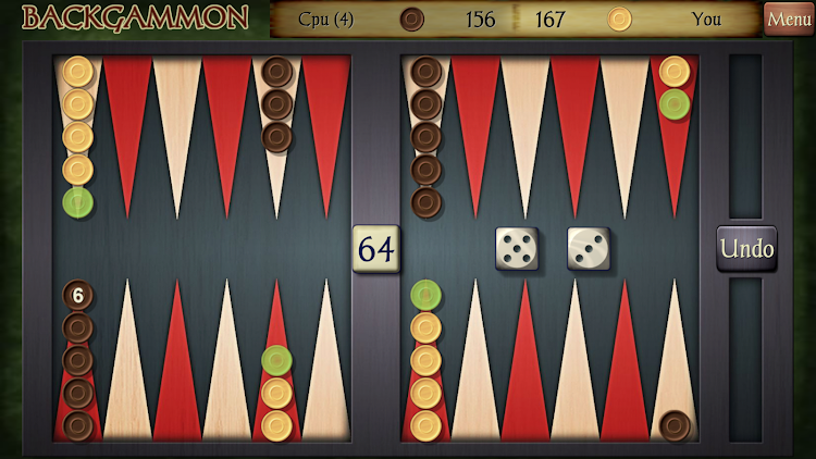 #2. Backgammon (Android) By: AI Factory Limited