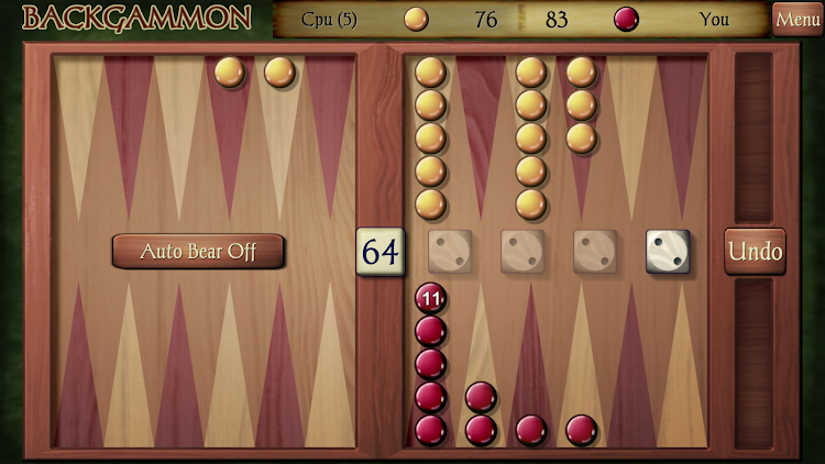 #4. Backgammon (Android) By: AI Factory Limited