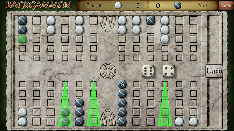 #7. Backgammon (Android) By: AI Factory Limited