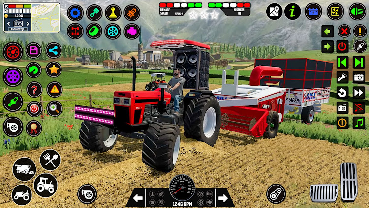 #2. Tractor Game 3d Indian Farming (Android) By: Right Solution Inc