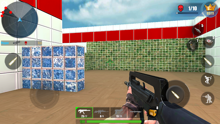 #3. Counter Strike : Shooting Hero (Android) By: Player One Limited