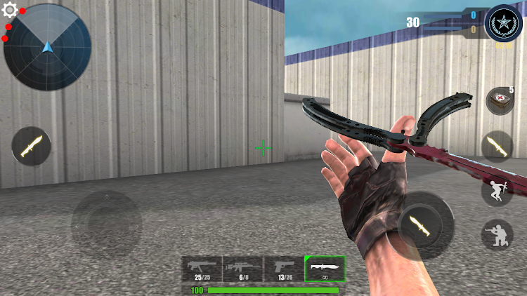 #4. Counter Strike : Shooting Hero (Android) By: Player One Limited