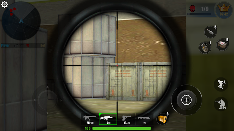 #6. Counter Strike : Shooting Hero (Android) By: Player One Limited