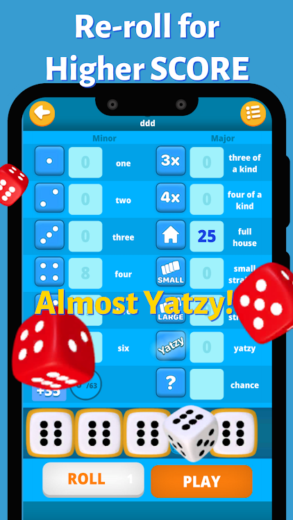 #3. Yatzy Classic (Android) By: Zengames Studio