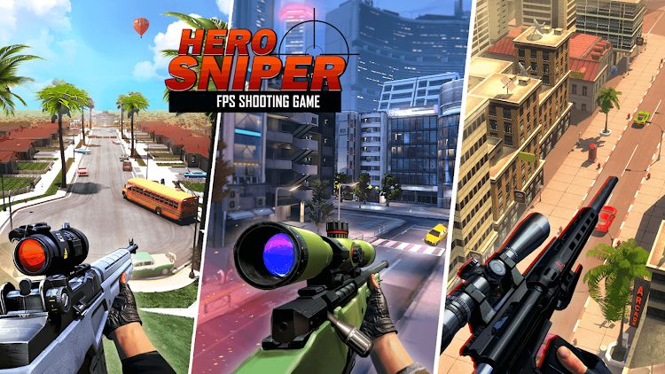 #6. Sniper Strike Shooting Games (Android) By: The Game Storm Studios Inc.