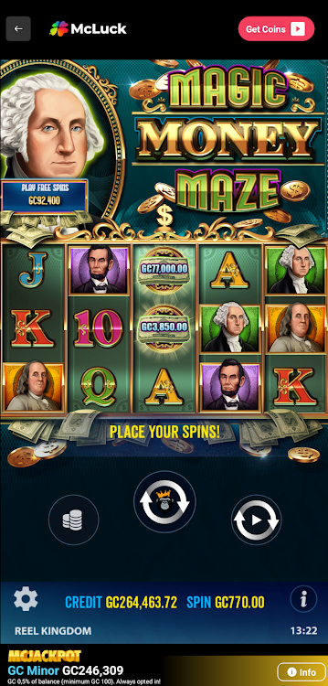 #2. McLuck Casino: Jackpot Slots (Android) By: B2Services