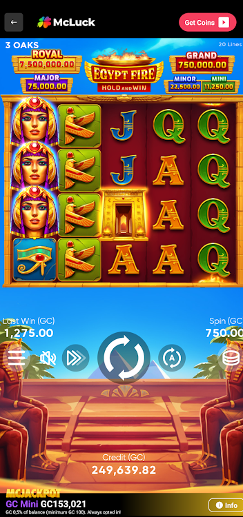 #3. McLuck Casino: Jackpot Slots (Android) By: B2Services