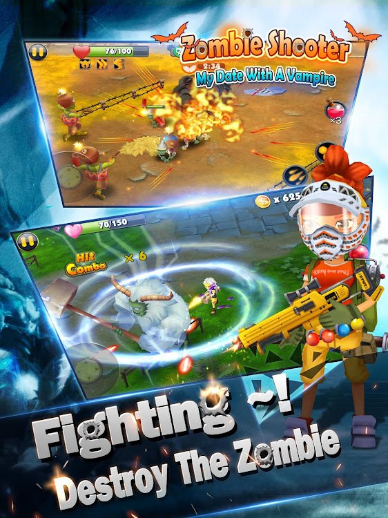 #7. Zombie Shooter - Zombie.io (Android) By: LQ-GAME