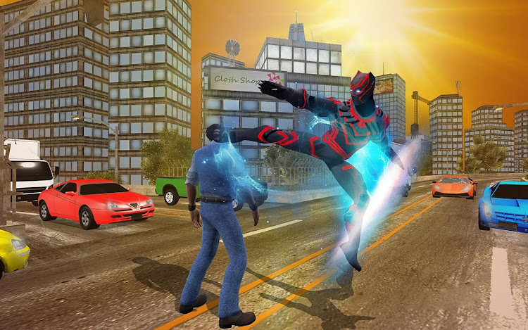 #5. Superhero panther Robot kungfu (Android) By: Big Gamers Studios