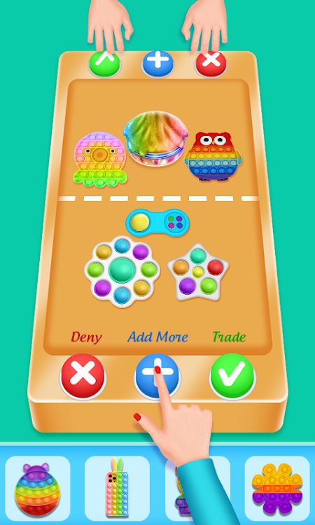 #2. Fidget Trading-Pop it Fidget (Android) By: Tinda Games