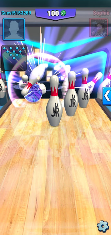 #4. Real Bowling - 3D Bowling Game (Android) By: Valley App Studio