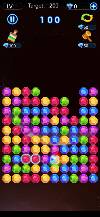 #3. Pop Stone 2 - Puzzle Match 3 (Android) By: Idle Mobile Game