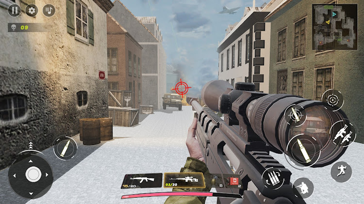 #4. War Sniper Games: FPS Shooting (Android) By: Fun Fire Hero Adventure Games