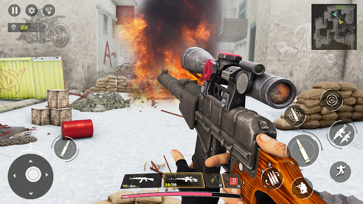 #6. War Sniper Games: FPS Shooting (Android) By: Fun Fire Hero Adventure Games