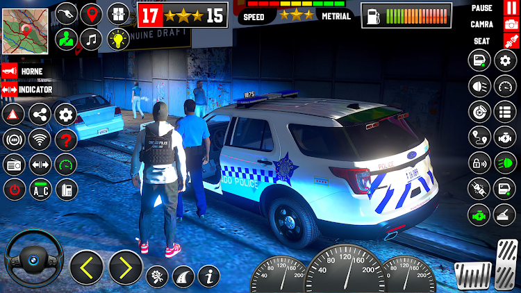 #9. Police Car Game Police Parking (Android) By: Games Coder