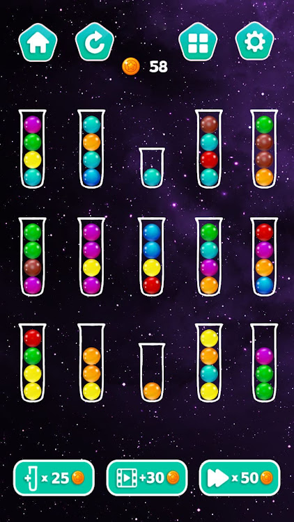 #6. Sort Balls 2 (Android) By: Shift Play