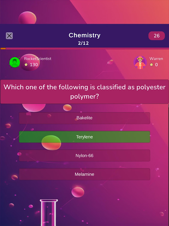 #10. Chemistry Test Quiz (Android) By: HG-Research