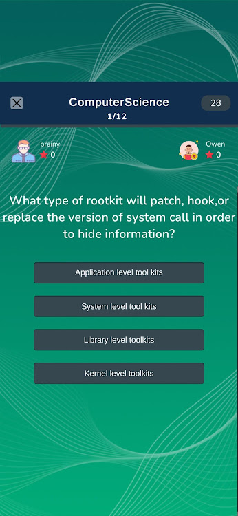 #3. Computer Science Test Quiz (Android) By: HellGeeks