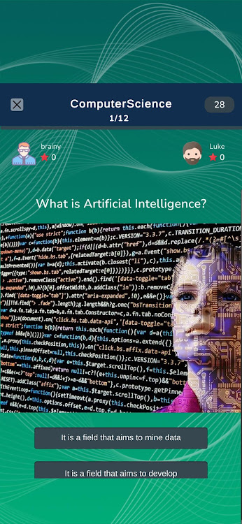 #5. Computer Science Test Quiz (Android) By: HellGeeks