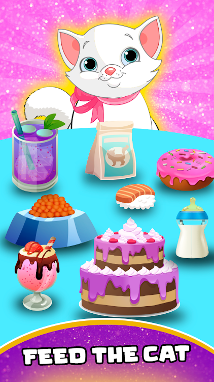 #4. Rescue Cat - Pet Grooming Game (Android) By: Vasundhara Game Studios