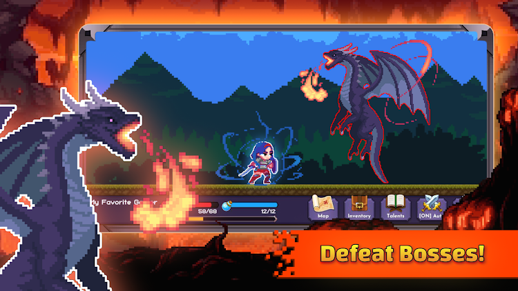 #2. Dragon Hunter: Idle RPG Battle (Android) By: Games of Idle