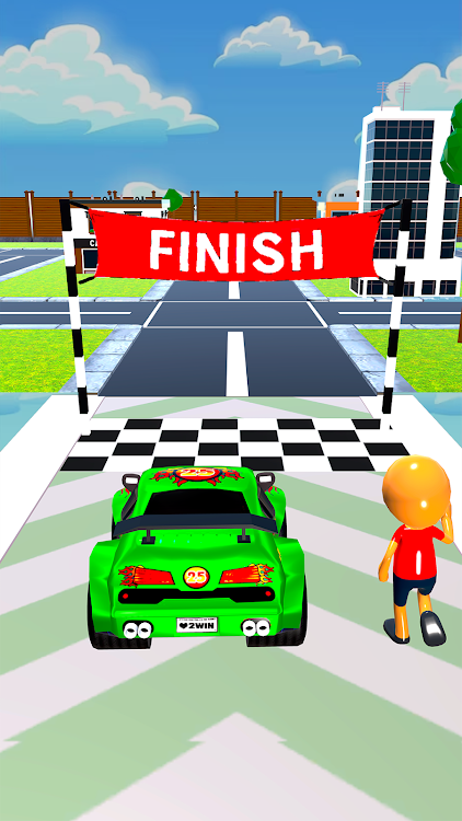 #8. Stick Man Run: Supercar Race (Android) By: Metafycial Games Studio