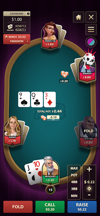 #2. PokerCasta (Android) By: DOPAMINE LABS LTD