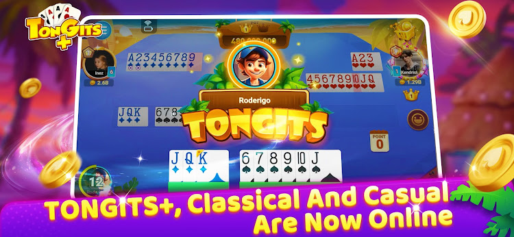 #6. Tongits + Pusoy,Slots,Lucky9 (Android) By: G BORACAY ALPHA HOLDING CORP