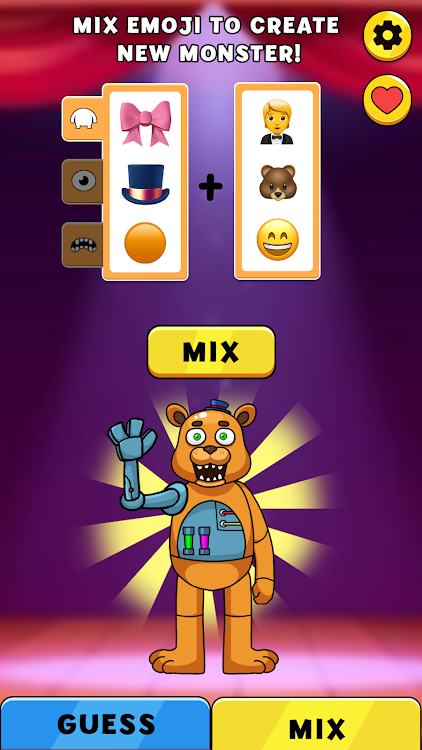 #3. Monster Emoji: Guess & Mix (Android) By: Nilanjana Tech