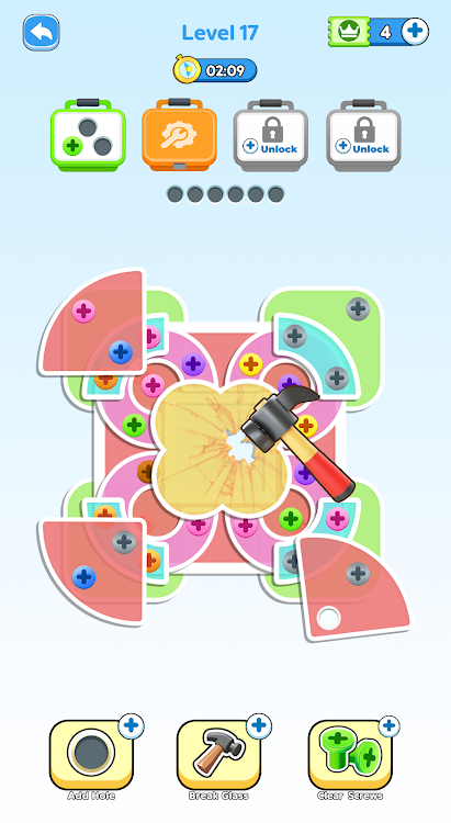 #5. Bolt Jam: Unscrew Puzzle (Android) By: Azel Games