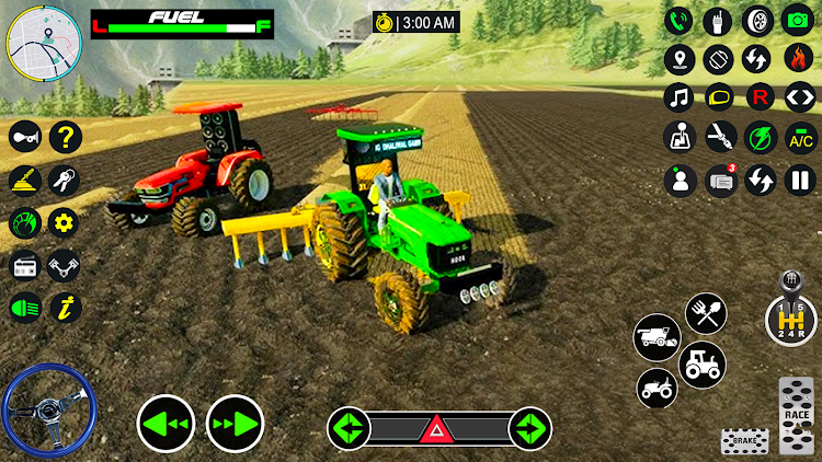 #3. Real Tractor Farming Game 2024 (Android) By: Brownboys Gamer