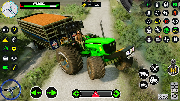 #7. Real Tractor Farming Game 2024 (Android) By: Brownboys Gamer