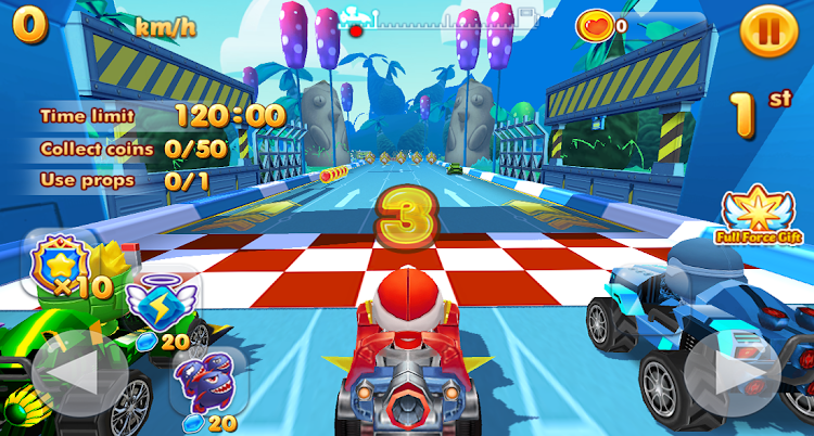 #3. Masks Heroes Power: Car Racing (Android) By: iPlayNow