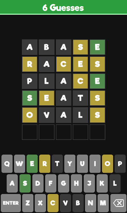 #6. Worde - Word Guess Challenge (Android) By: RomainImberti