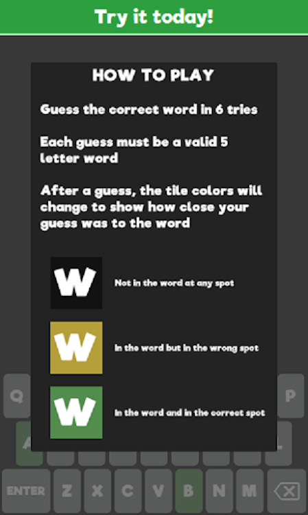 #8. Worde - Word Guess Challenge (Android) By: RomainImberti