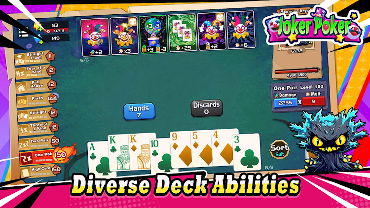 #4. Joker Poker - roguelike cards (Android) By: Multiplayer Card Games Online & Offline