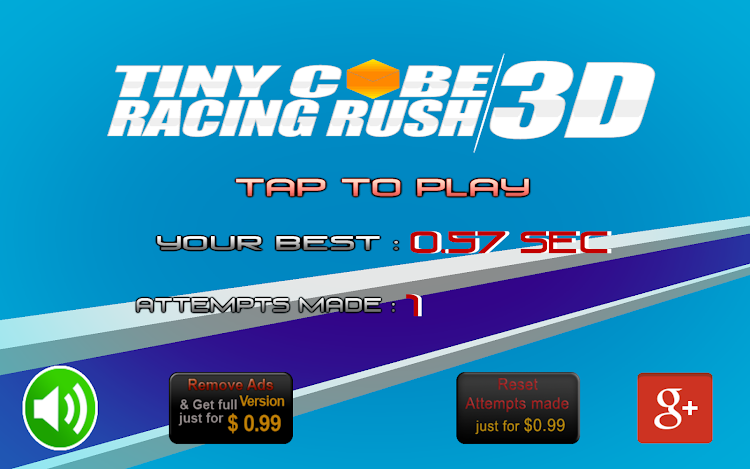 #6. Tiny Cube Racing Rush 3D (Android) By: VL Games