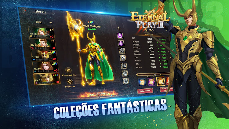 #7. Eternal Fury 3 Brasil - BARÇA (Android) By: Game Hollywood Hong Kong Limited