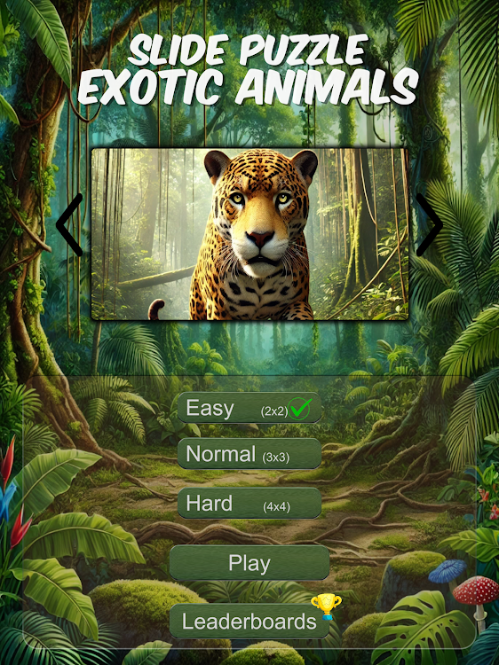 #7. Slide Puzzle Exotic Animals (Android) By: T.A.G.