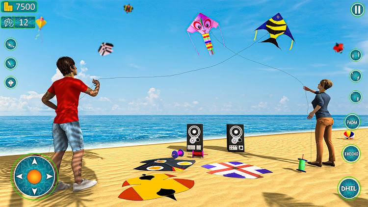 #3. Kite Basant: Kite Flying Games (Android) By: Legendary Cluster Arena