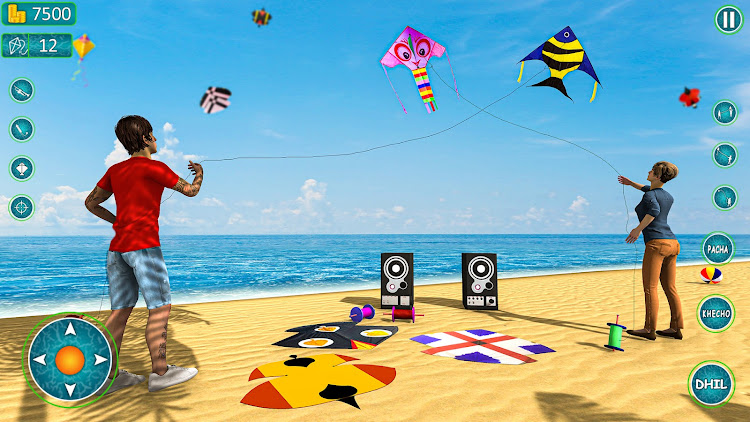 #7. Kite Basant: Kite Flying Games (Android) By: Legendary Cluster Arena