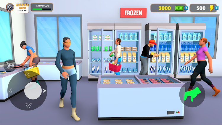 #2. Supermart 3D Simulator (Android) By: TriFlows